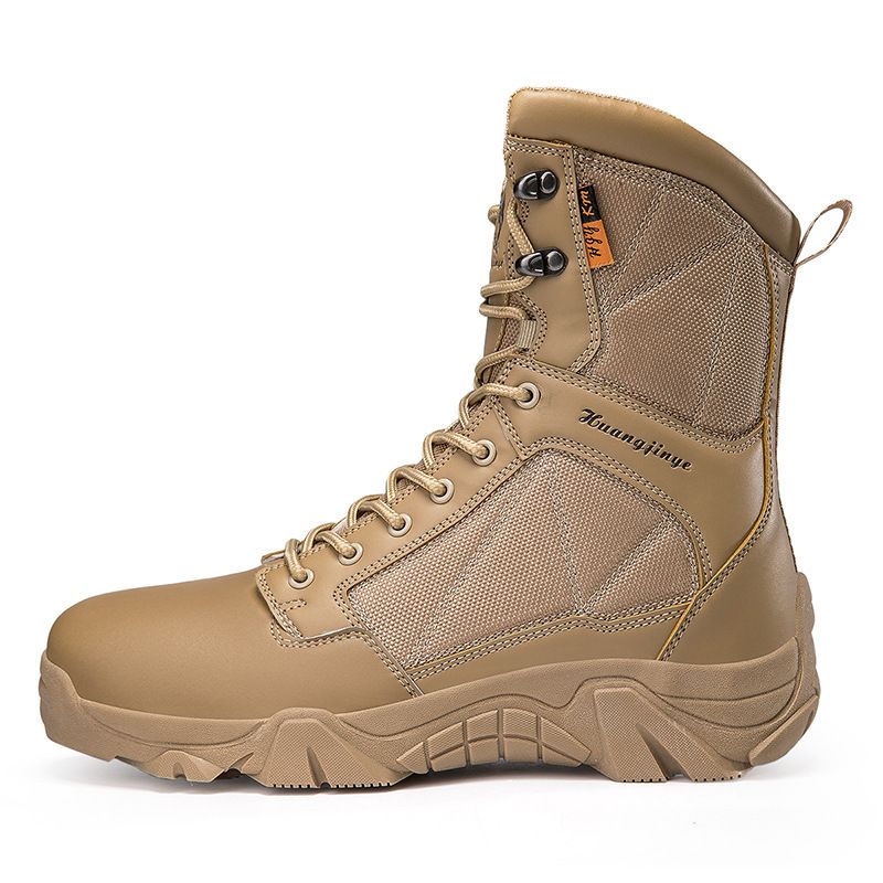 High Top Steel Head Shoes Military Boots Men's Special Forces Combat Boots Outdoor Safety Shoes Cold Sticking Craft Outdoor_vogvips.com