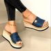 New Plus Size Summer Fish Mouth Cloth Cover, Foot Fashion, Cool Slippers, Height Increasing Wedge Heel Women's Shoes_vogvips.com