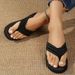 2026 Summ Women's Flip Flop Fashion Outdoor Non-Slip Beach Comfortable Soft Sole Simple Style Flat Shoes Pantuflas_vogvips.com