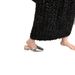 silver Women's Open-toe Mules For Outdoor Wear, 2025 French Style Pearl Shallow Thick-heeled Satin High-heeled Shoes_vogvips.com