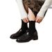 Soft Vintage Slip-on Loafers For Women, British Style, Soft-soled Versatile Small Shoes, Genuine Leather Round-toe_vogvips.com