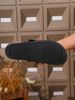 Women's Mules New Spring Vintage Slip-On Casual Loafers Pu Upper Cork Grain Closed-Toe Half Slippers Flat Slippers With Adjustable Buckle_vogvips.com