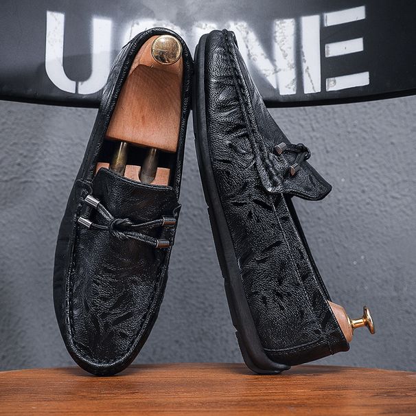 SHLIANG Brand Men Loafers Leather Men's Casual Shoes Moccasins Slip On Boat Shoes Fashion Tassel Driving Flats X0012_vogvips.com