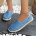 plus-size New Casual Round-toe Low-top Shoes With Waterproof Platform Slip-on Loafers_vogvips.com
