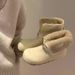 Reserved~ Women's Shoes Bear Bow Tie 2025 Winter New Leather Two-Way Wear Fleece-Lined Non-Slip Warm Snow Boots_vogvips.com