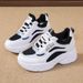 Foreign Trade Cross-Border Dad For Women, New Spring And Autumn Style, Height-Increasing Casual Sports White Shoes, Mesh_vogvips.com