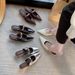 Inner Height-increasing Slope Heel Pointed Slippers Women's Outer Wear 2026 New Spring And Summer Beautiful Single Shoes_vogvips.com