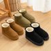 Thick-Soled Snow Boots Women, Winter Outdoor Wear 2025 New Style, Fleece-Lined, Thickened, Waterproof, Windproof,_vogvips.com