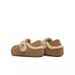 Cute Cartoon Footprint Warm Cotton For Women Autumn Winter New Fashion Versatile Buckle Outdoor Furry Shoes_vogvips.com