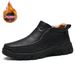 Men's Casual Shoes Short Boots Outdoor Casual Men's Boots Trendy Leather Casual Leather Shoes Men's Shoes_vogvips.com