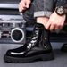 European Warm Series Genuine Leather Martin Men High British Style Ins Mid Top Trendy Work Motorcycle Boots Breathable Men's Shoes_vogvips.com