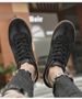 Height-increasing German Training Shoes Men's First-layer Cowhide Comfortable Lace-up Board Shoe Genuine Leather Business Casual Beef Tendon Soft Sole_vogvips.com