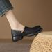 High Quality Loafers For Women, Thick Sole High Heel Platform Wholesale Cross-Border Spring And Autumn Soft Small Leather Shoes, Deep_vogvips.com