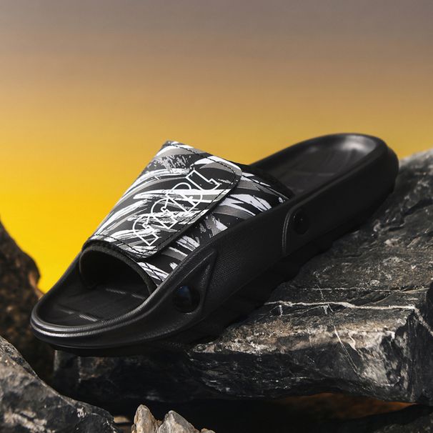 Men's Slippers For Summer Outdoor Wear, Trendy Sports And Leisure, Indoor Bathing, Non Slip And Deodorizing, High End Beach Flip Flops_vogvips.com