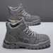 European Warm Series Autumn Winter New Fashion Versatile High-top Leather Motorcycle Yellow Martin Outdoor Sports Travel Height-increasing_vogvips.com