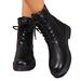 Women's Winter Platform Martin Boots Round Toe Retro Slim Ankle Boot Plus Size New Style_vogvips.com