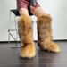 New High Boots And Knee High Snow Boots For Warmth, Imitation Fox Fur Boots, Imitation Raccoon Fur Boots, Y2K Fur Boots_vogvips.com