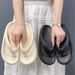 Classy Flip-Flops, Women's Summer Flip-Flops For Beach Couples, New Thick-Soled Outer Wear Sandals, Men's Bathroom_vogvips.com