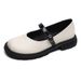 thick-soled Mary Jane Shoes For Women With Light Mouth Loafers Round Head Soft Sole Thick Heel Single Shoes For Women_vogvips.com