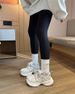 Paris Spider Web Thick-soled Dad Shoes For Women With Short Stature, Breathable Mesh Upper, Comfortable Leisure Sports Shoes_vogvips.com