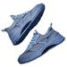 Men’s Lightweight Breathable Mesh Loafers With Color-blocked Design Flat Sole Non-slip PVC Outsole For Spring Summer Autumn Casual Wear_vogvips.com