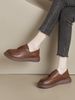 Lace Up Casual Spring British Style Loafers_vogvips.com