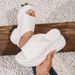 Women's plus Size One Strap Sandals Thick Soled Breathable for Summer_vogvips.com