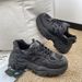 2023 Summer New Thick-Soled Breathable Single-Layer Platform Dad Sneakers Sports Ultra-High Heel Kitten Leg White Shoes_vogvips.com