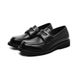 Old Money Style Elegant One Le Fu Thick Sole Height Increasing Spring And Summer New Single Shoe Commuting Set Foot_vogvips.com