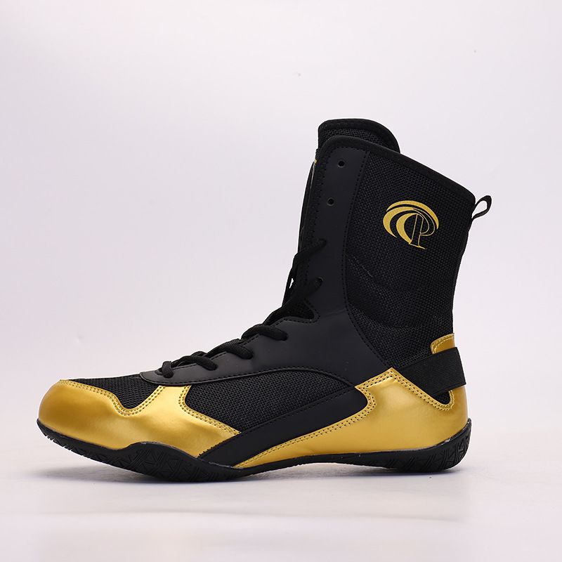 Men’s Shoes Boxing Shoes Men's High Top Gym Fighting Training Shoes Wrestling Boots Sanda Shoes Deadlift Squat Shoes Fighting Shoes Wrestling Boots_vogvips.com