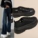 Spring Women's Canvas Sneakers - Style Breathable Platform Shoes | 4cm Height Increase Casual Shoes BR301-1_vogvips.com