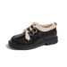 Platform British Small Leather Shoes Women's Autumn And Winter New Mao Mao Loafers Velvet Cotton Shoes_vogvips.com