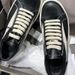 Cowhide Version ~ Infringement Dark Genuine Leather Large Size Thick Sole Height Increasing Sneakers Casual Versatile_vogvips.com