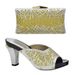 High Heels Round Head Sandals Iron Diamond With The Hand Dinner External Shoe Bag Matching_vogvips.com