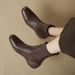 Soft Leather Low Boots&Short Boots,Sports Soled Soft Soled Elastic Socks Women's Boots, New Boots,Autumn&Winter 2025,Flat Bottomed Small Leather Boots_vogvips.com