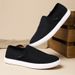 Euro Step Straight New Lazy Loafers Men's Cloth Korean Style Trendy Casual Shoes_vogvips.com