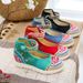 Large White Sole High Heels, Single Spring Mom Embroidered Cloth Women's Shoes, Ethnic Style, And Casual Shoes_vogvips.com