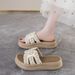 Spring And Summer New Thick-soled Versatile Fashion Sandals Wear Fashionable And Comfortable Slippers Seaside Elegant Photo Shoes_vogvips.com