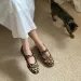 Casual Shoes Retro Woman Round Toe Ballet Flats Autumn Shallow Mouth Female Footwear Sneaker Ballerinas Fall Dress_vogvips.com
