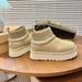 In-Stock Tazz Snow Boots, Leather And Fur Integrated, Ethnic Style, With Sock Covers, Plush Lining, Warm,_vogvips.com