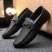 SHLIANG Leather Men Casual Shoes Comfortable Light Men Loafers Formal Men Dress Shoes Breathable Slip on Men Driving Shoes Y0156_vogvips.com