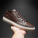 2025 Autumn New High-top Soft Leather British Style Casual Shoes Men Lace-up Martin Boots_vogvips.com