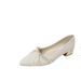 Huilia Hot-Selling Chunky Heel Single For Women New French Style Mid-Heel Low-Heel Shallow Mouth Pointed Toe Shoes W86-1_vogvips.com