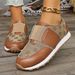 Women's Shoes Sports Casual Shoes Autumn Large Size Round Toe Color Matching Flat Shoes_vogvips.com