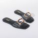 Women's Shoes Flat Fashion Sandals, Feminine Summer Wear, Chunky Heel, Waterproof Platform, Elegant Transparent Slippers For Women._vogvips.com