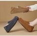 Genuine Leather Two Warm Wool Shoes, One Foot Of Flat Cotton Single Shoes, Women's Casual Women's Shoes_vogvips.com