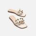 Women's Flat Sandals Korean Style Summer Trendy Chain Strap Open Toe Beach Sandals_vogvips.com