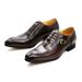 Genuine Leather Business Office Wedding Oxford Brogue Formal High-end Casual Men's Shoes_vogvips.com