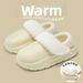 Thick-Soled Waterproof Removable Washable Shoes Women Winter Outdoor Non-Slip Indoor Plush Warm Heel-Covered Cotton_vogvips.com