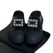 Newan-Style Genuine Leather RhinestNewe Platform Thick-Soled Closed-Toe For Women, Casual Slip-New Mules_vogvips.com